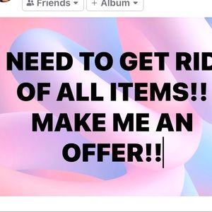 Need to empty closet! Make me an offer!!